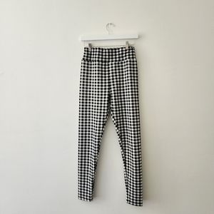 Black & White Checkered Pants